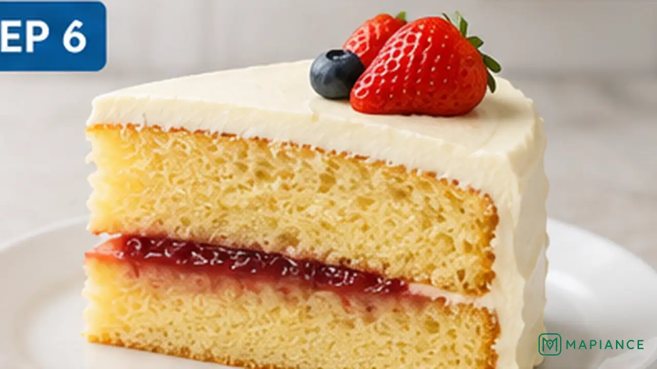 Home baker measuring ingredients accurately and checking oven temperature to prevent another cake from sinking.