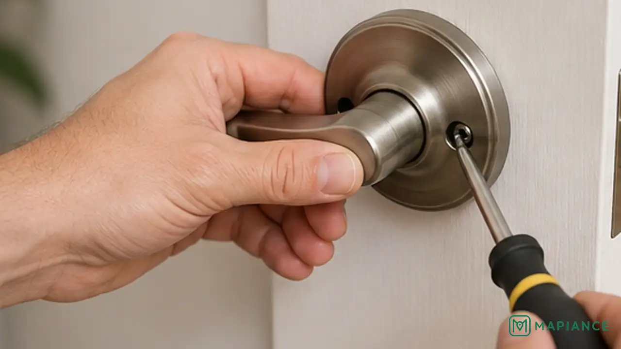 How to Fix a Loose Door Handle