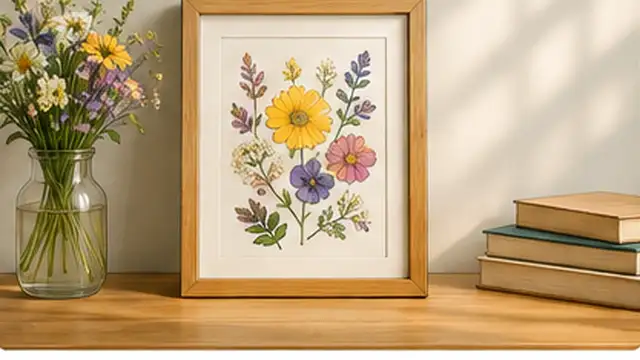 How to Make Pressed Flower Art