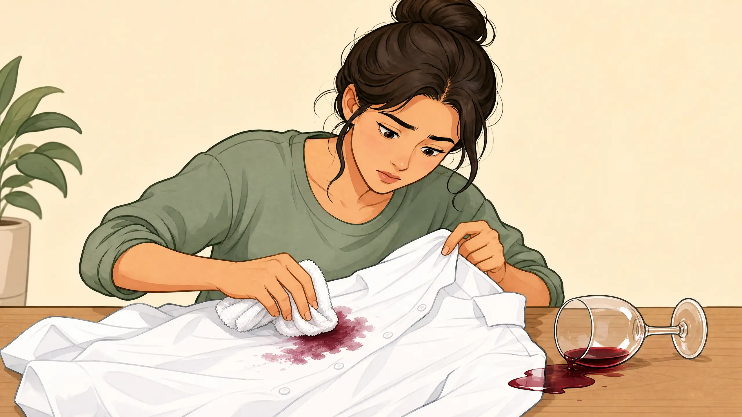 How to Remove a Red Wine Stain