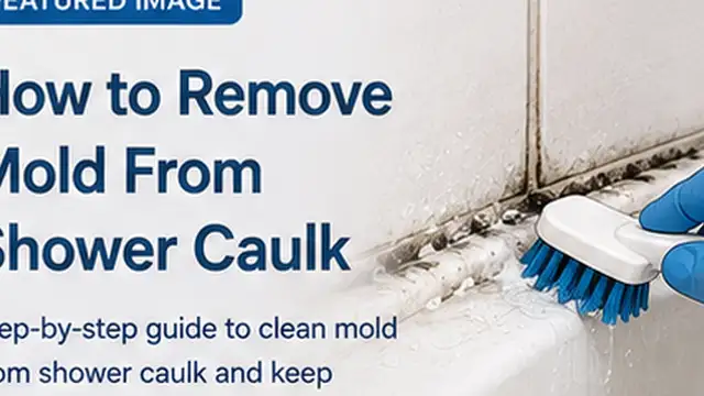 How to Remove Mold From Shower Caulk