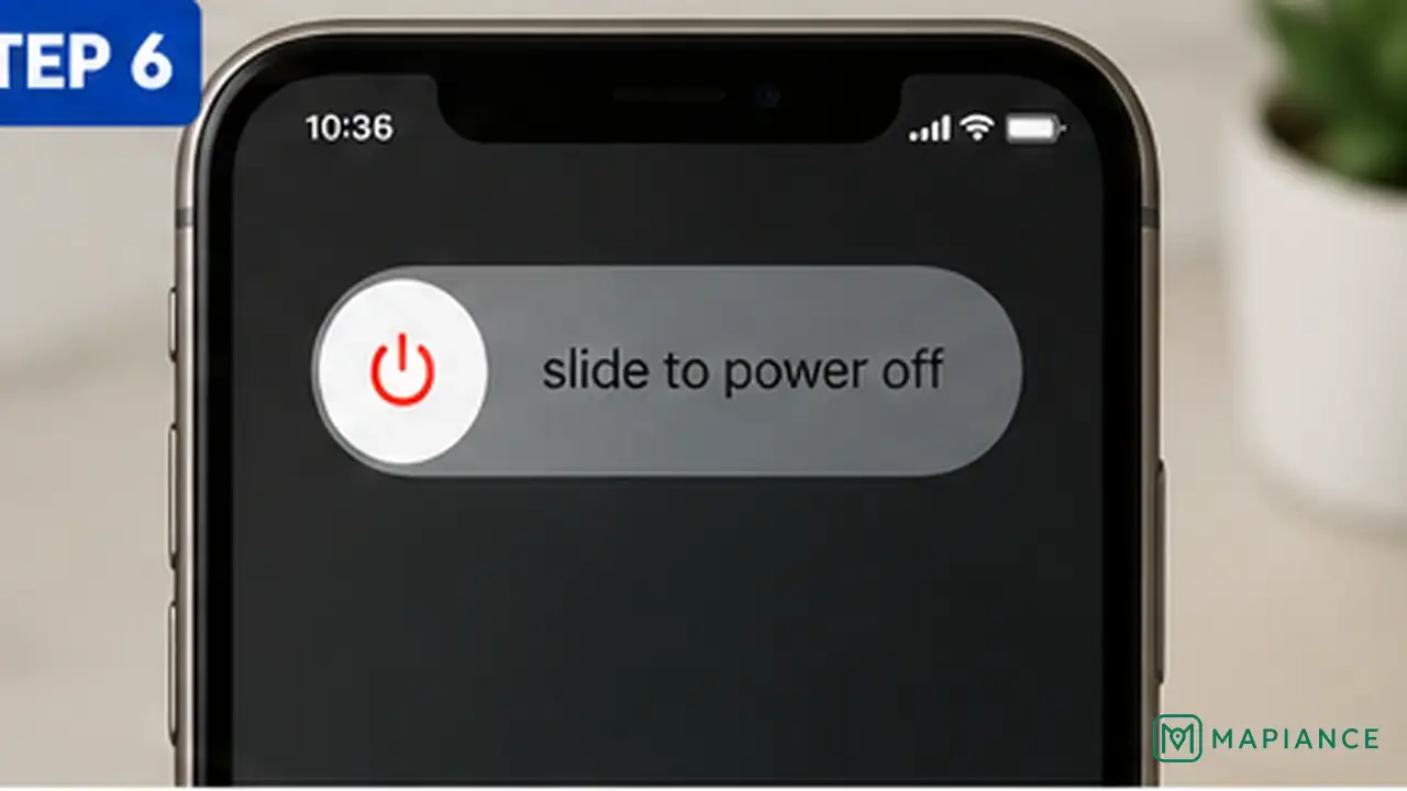 iPhone restarting before the user tries to update apps again.