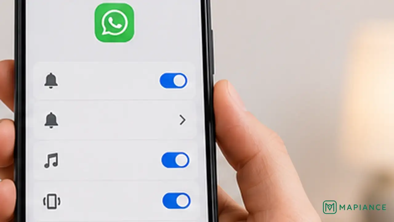Person checking an Android app's own notification settings before using cache clearing or reinstalling as a last step.