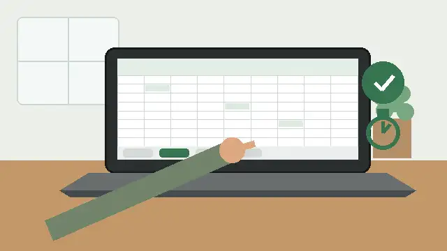Person reopening and testing a cleaned Excel workbook after saving the optimized version.