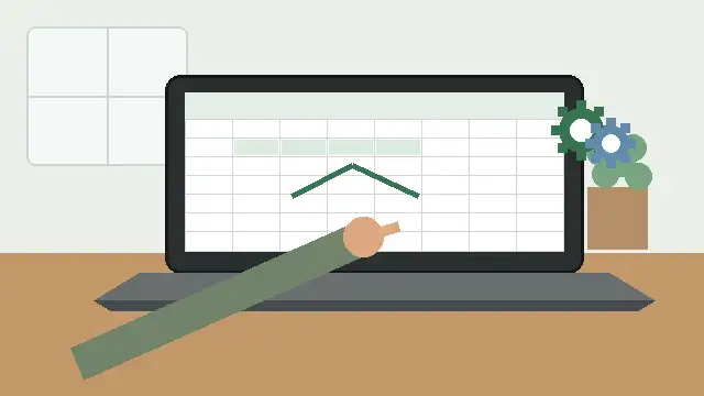 Person simplifying repeated complex Excel formulas with helper calculations and shorter ranges.