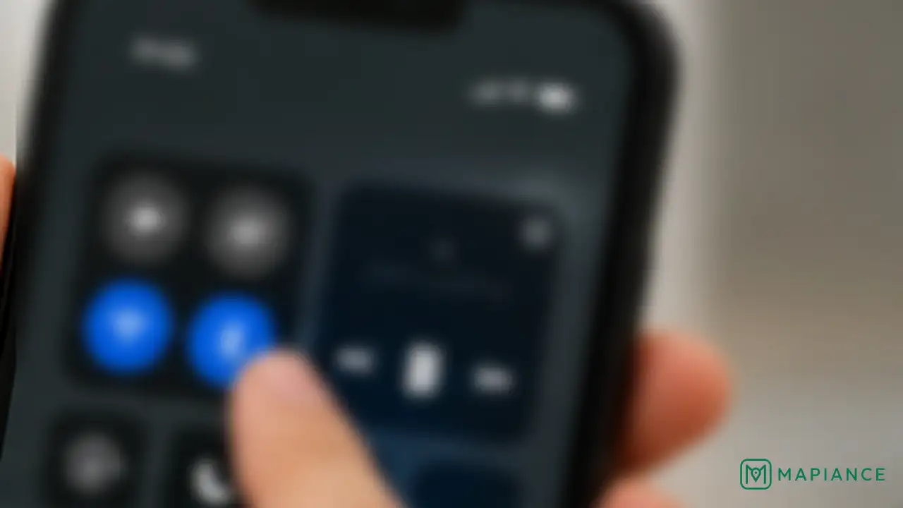 Person switching phone networks before reopening WhatsApp.