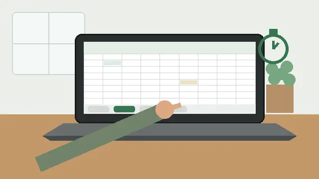 Person testing different worksheets in an Excel workbook to identify where the slowdown begins.